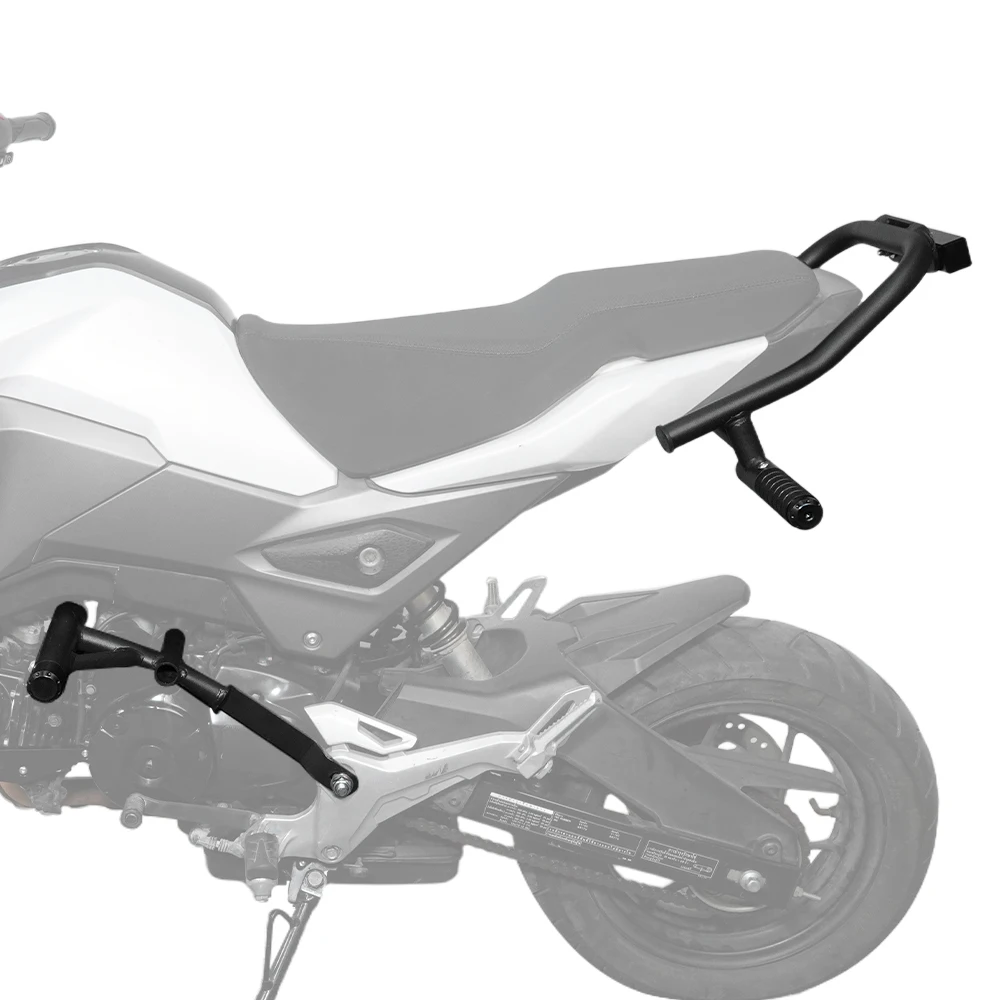 Protection moteur et sous-cage de stunt pour moto avec repose-pieds et barre anti-chute Grom 125 MSX125 2016-2018 2019 2020 pour Honda