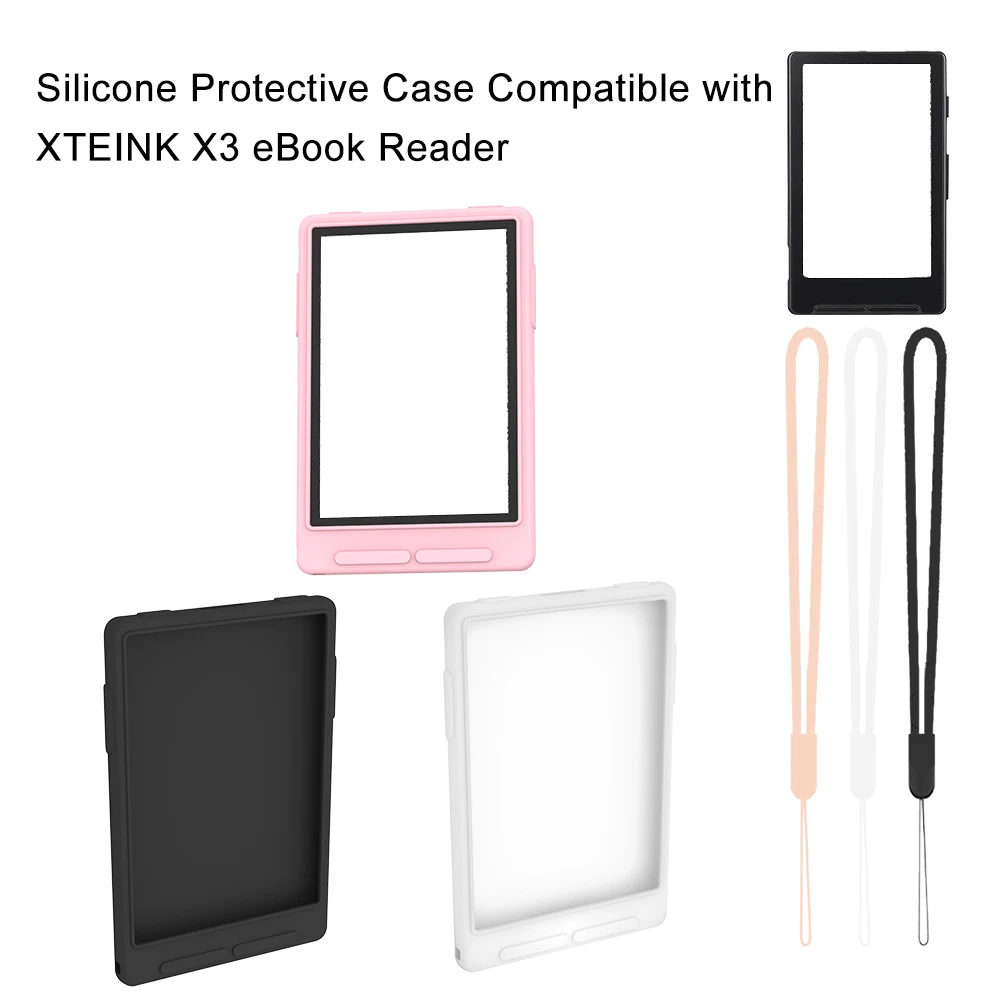 Silicone Protective Case Compatible with XTEINK X3 eBook Reader, Dustproof Soft Cover