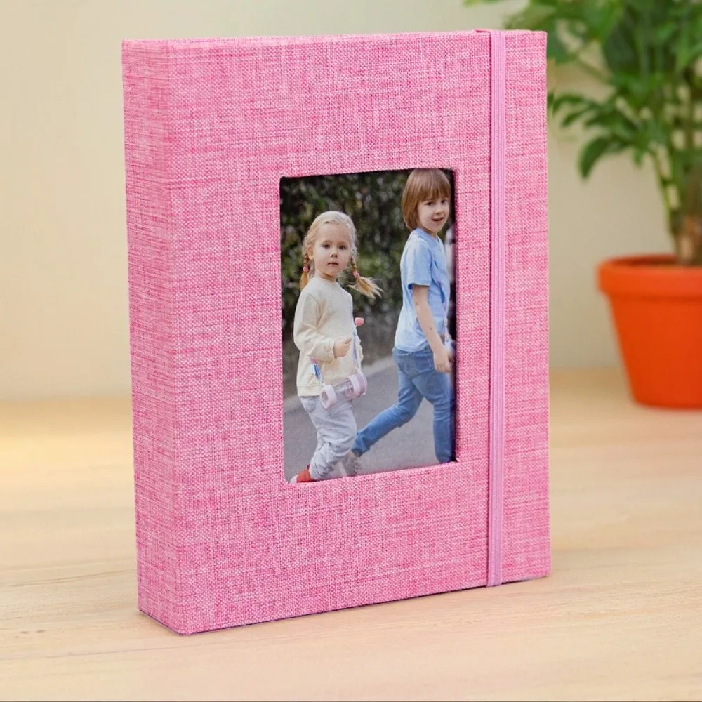 New 6 Inch 52 Pockets Photo Album Large Capacity Laminated Slip-in Picture Albums Insert Pocket Photo Storage Photo Collection