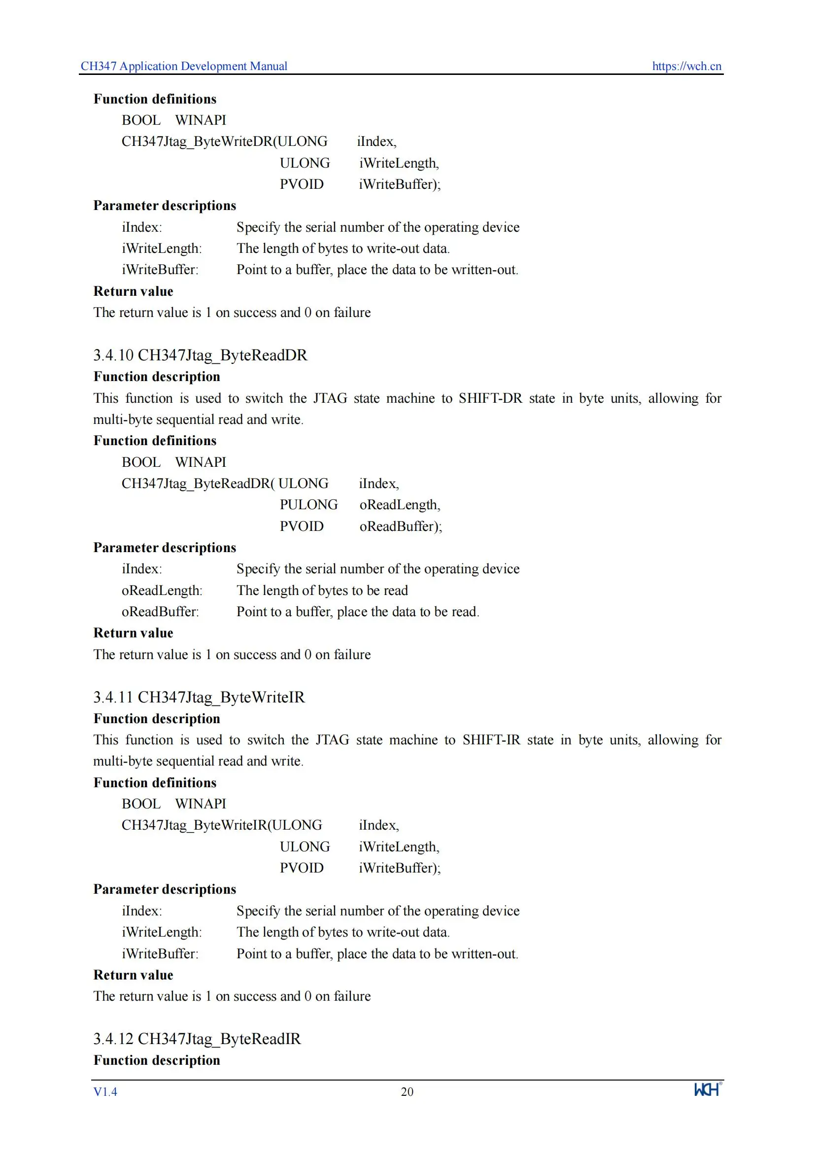CH347 Entwicklungsboard 480 Mbit/s Hi-Speed USB Bus zu seriellem Chip CH347F/T Evaluierungsboard – Detail 32
