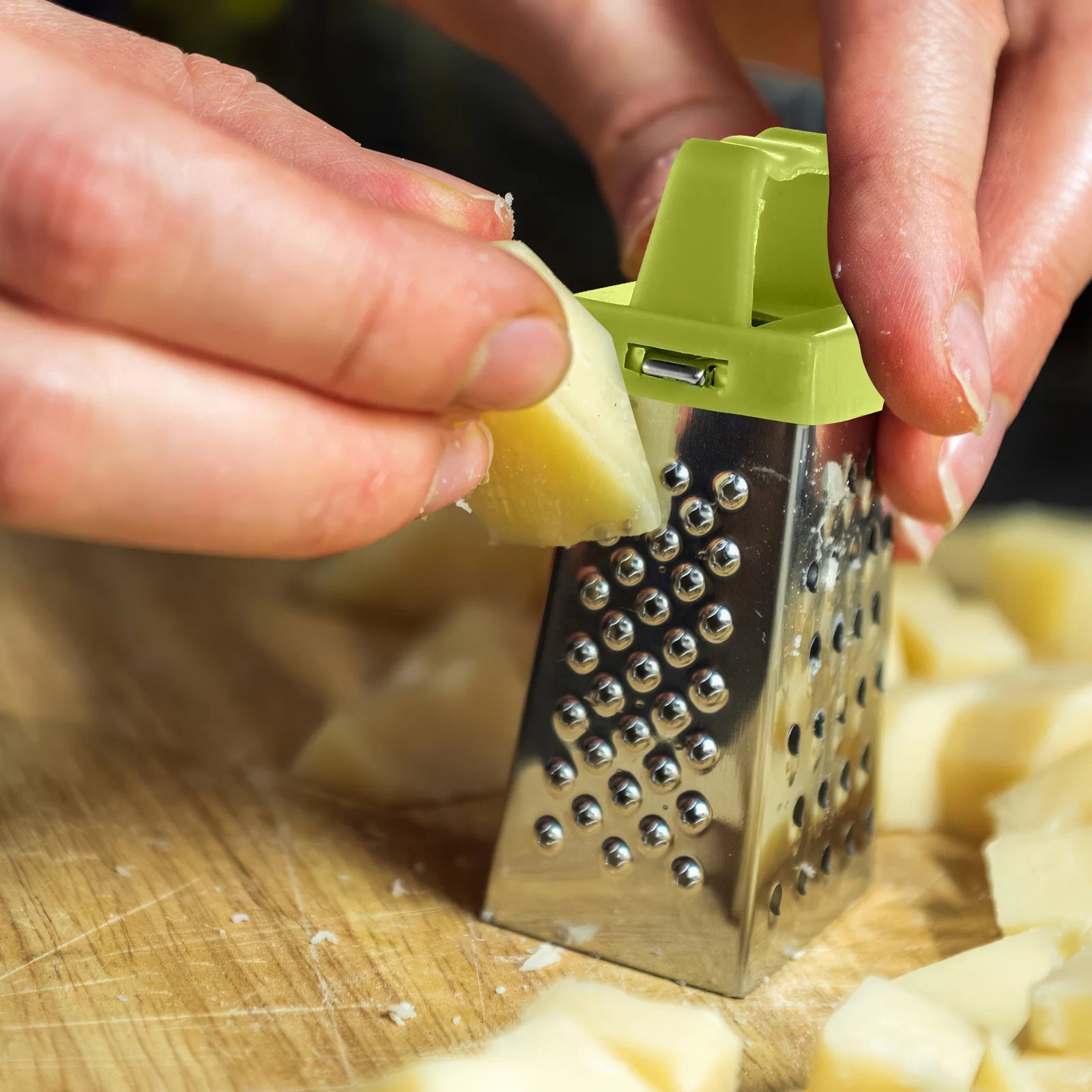 

3Pcs Mini Cheese Grater Stainless Steel Vegetable Cutter Handheld Slicer Kitchen Tool Safe Home Supply