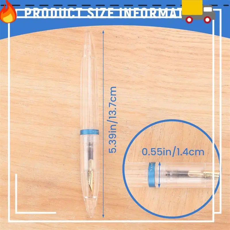 Pióro wieczne z końcówką 0,5 mm, zakraplaczem, dużą pojemnością, przezroczyste, artykuły biurowe i szkolne dla uczniów, prezenty do pisania, artykuły papiernicze.