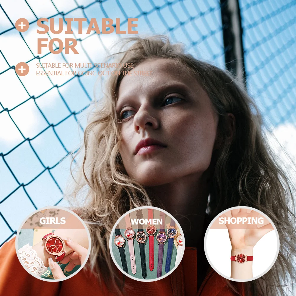 

Watch Wrist Watches Cute for Women Women's Casual Fashionable Elegant Heart Shaped