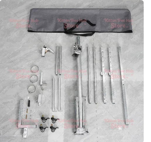 3-in-1 Multi-function Gypsum Board Lift (3.8m, Electric & Manual) for Woodworking Decoration Ceiling Sealing