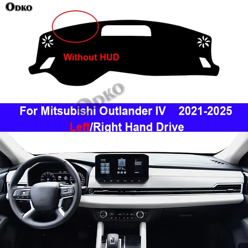 

Car Inner Dashboard Cover For Mitsubishi Outlander IV 2021-2024 2025 Auto Dash Mat Carpet Cape Sun shade Dashmat Pad Accessories