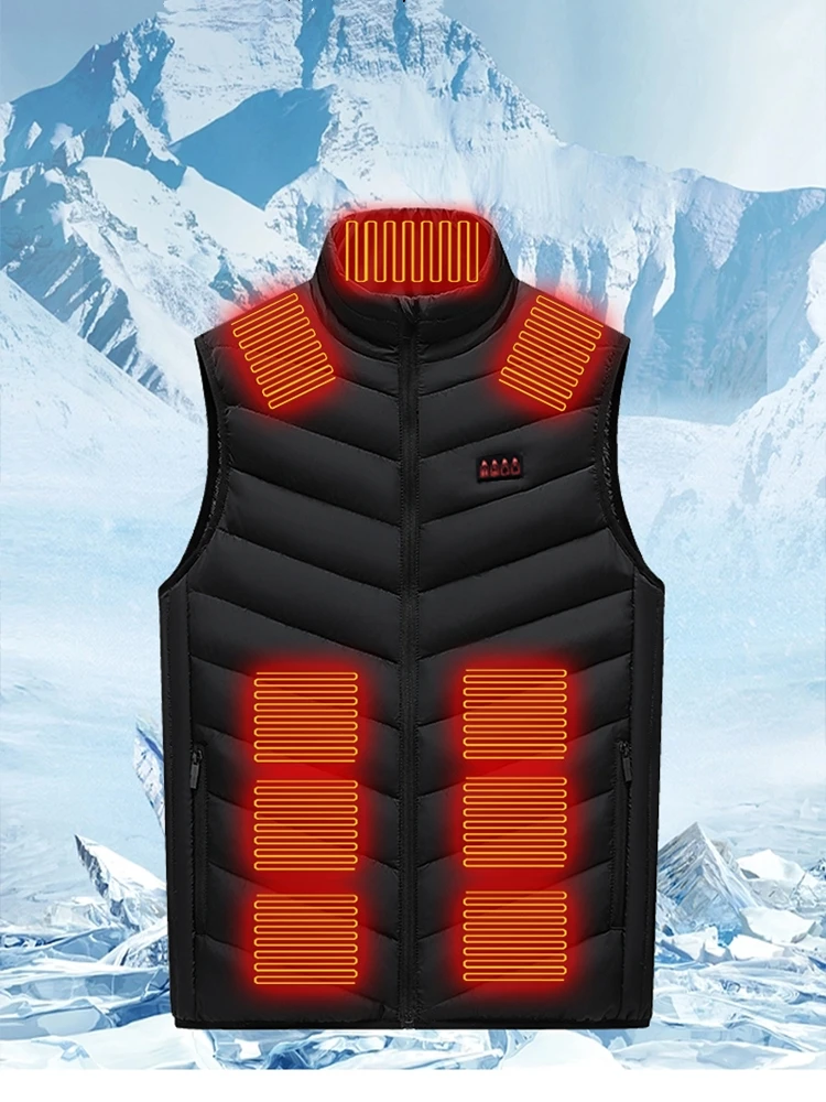 

Женская мягкая зимняя стеганая куртка без рукавов классического кроя без рукавов на молнии, жилет, тепловой жилет (доступно в больших размерах)