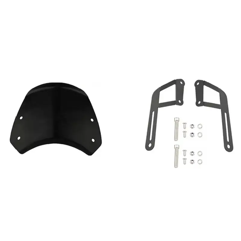 A21F-Motorcycles Windshield Windscreen Visor Front Wind Screen Deflector Kit For Scrambler 400X Speed 400 2023-2024
