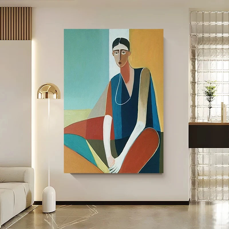 

modern painting decor wall canvas painting for living room decor picture home decor oil painting colorful umbrellas in rainy day