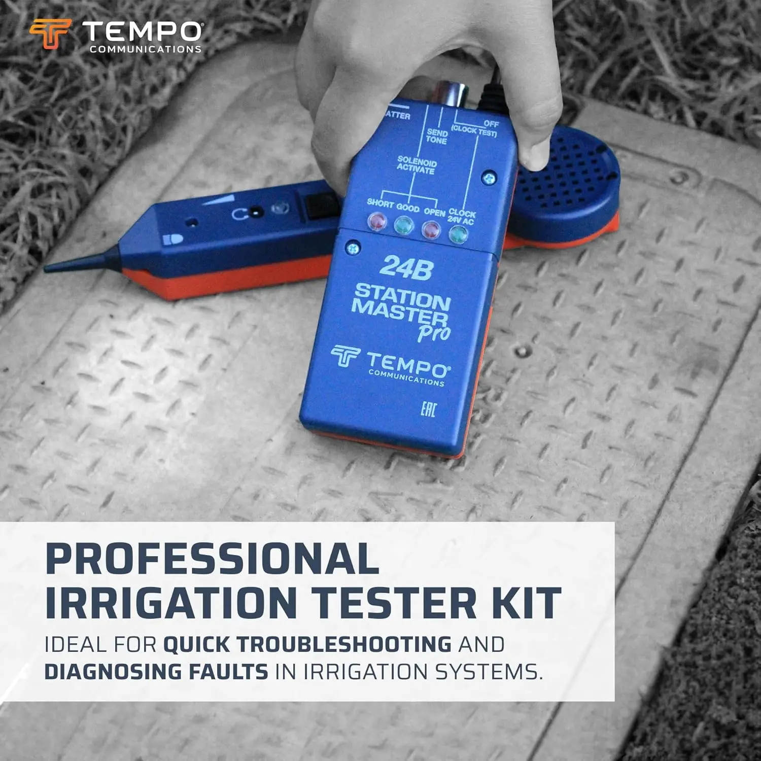 Master Pro Irrigation System Tester | Activate Solenoids, Chatter Solenoids, Send Tone, Locate Valve Boxes (Pro Gr