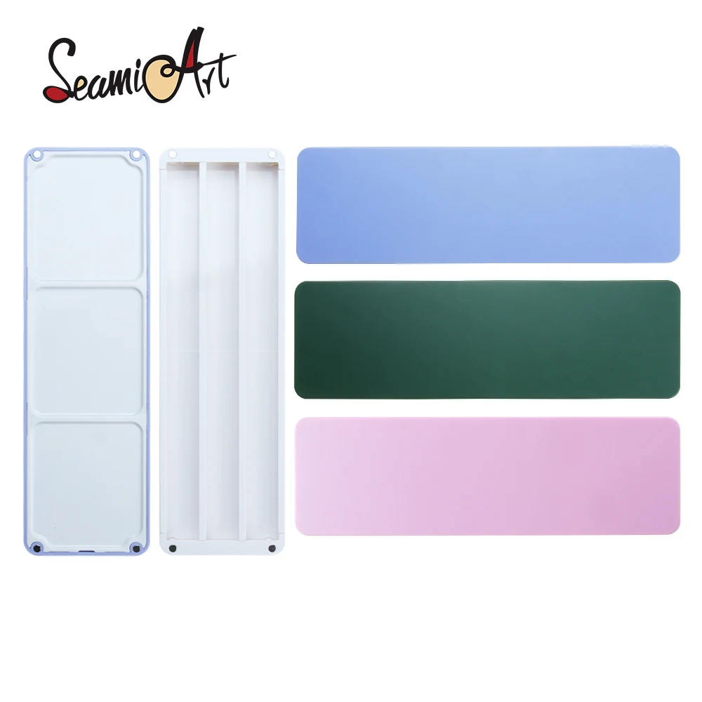 SeamiArt Jenga акварельный чехол для рисования коробка для полуполных сковородок гуашь акриловая упаковка одиночные однотонные акварельные товары для рукоделия