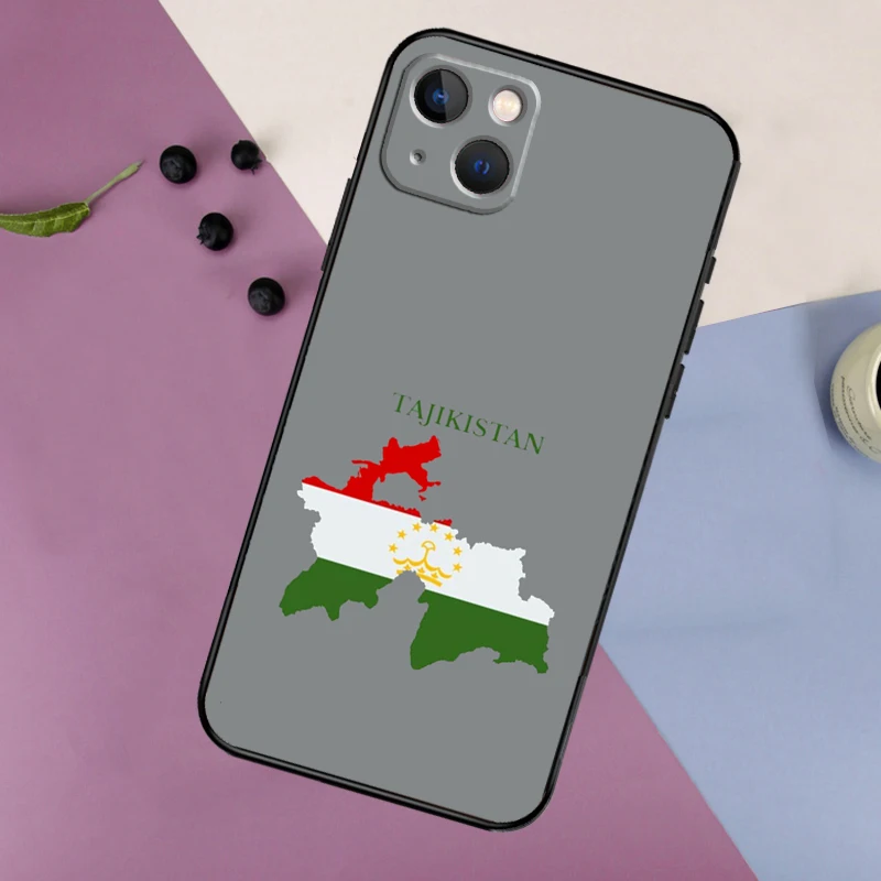 Tajikistan Flag Phone Case For iPhone 11 12 13 14 16 15 Pro Max Mini 7 8 Plus X XR XS Max Bumper Cases Cover