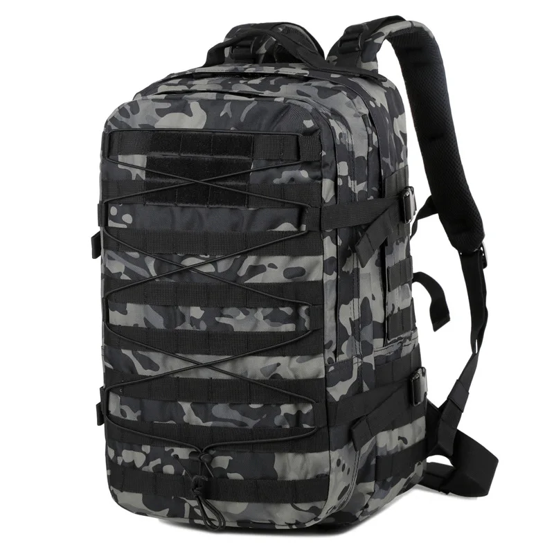 Multifunctional Tactical Backpack, Mountaineering Bag, Camping, Trekking, Outdoor Camo Bags, Waterproof Army Fan Backpacks, 35L,