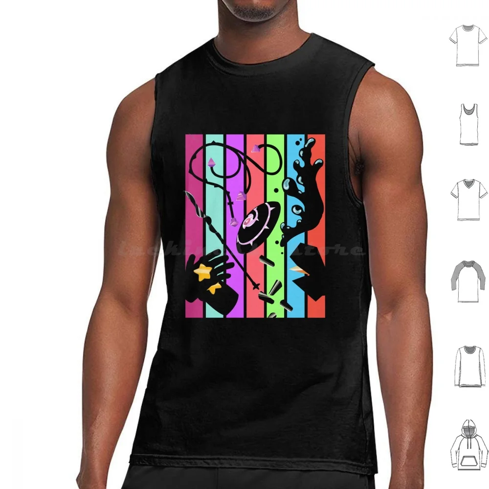 Camisetas sin mangas con estampado de armas y objetos de Steven Universe, Gemas de cristal, Gemas de Homeworld, Armas de gemas, Granate, Perla