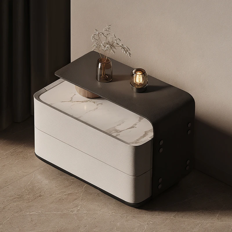 

Premium Quality Bedside Table Storage Drawers Creative Aesthetic Bedside Tables Luxury Trendy Table De Chevet Bedroom Furniture