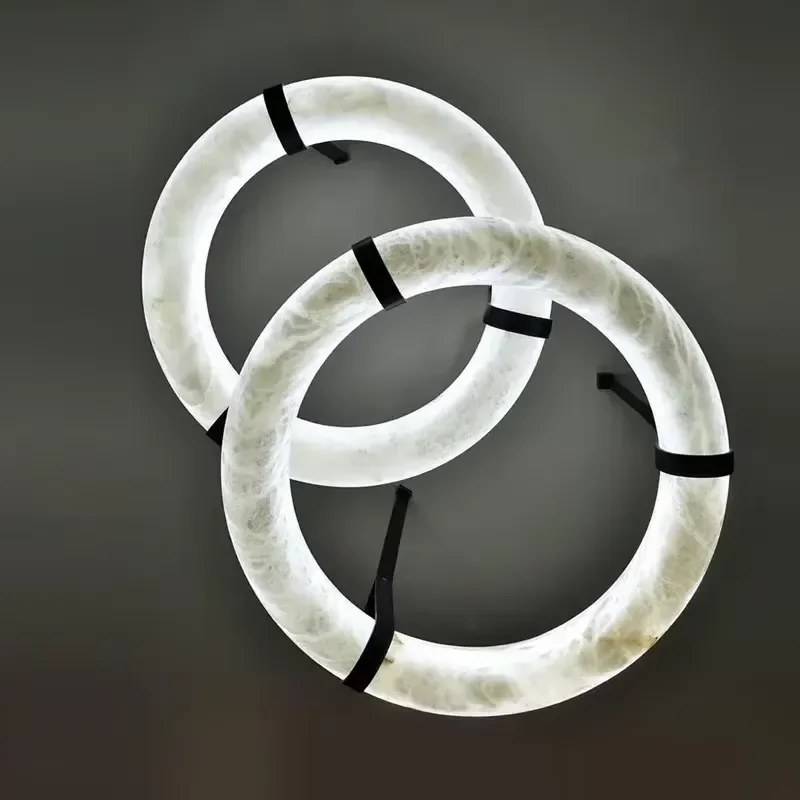 Modern Luxury Marble Chandelier Contemporary Custom Design Simple Interior Art Decoration Lighting Fixture For Living Room