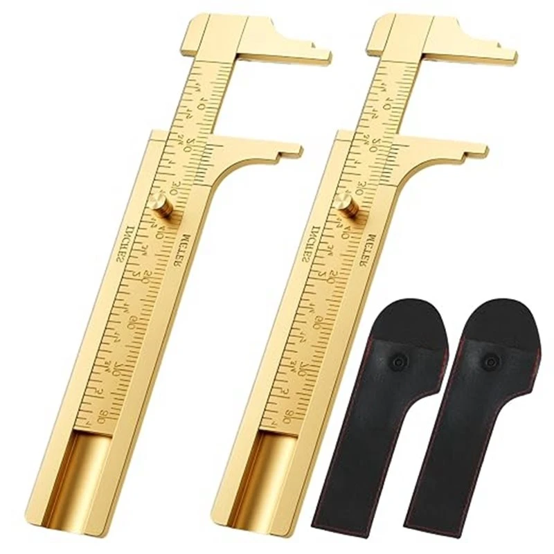 ABVG-Caliper Measuring Tool, 2 Pack Pocket Caliper, 80 Millimeter Gauge Tool