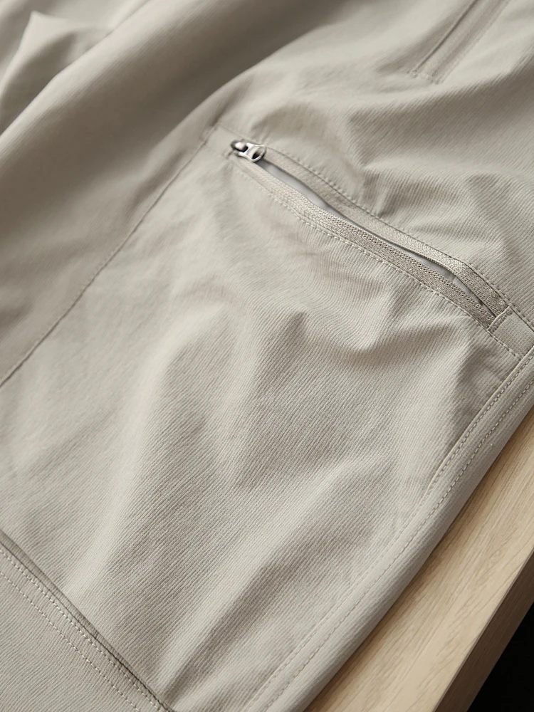 Pantaloni casual da uomo lunghi Feng Zhou serie MX versione Qui Dry tessuto traspirante estivo outdoor leggero multi ket abbigliamento da lavoro