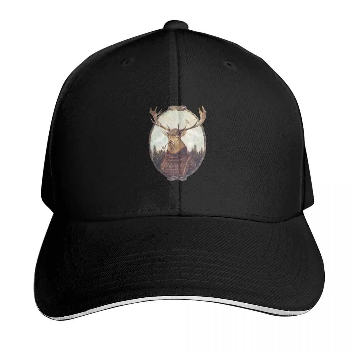 Wild Thinking II Baseball Cap Contrast Two Tone Brim Snapback Flat Bill Strapback Dad Hat