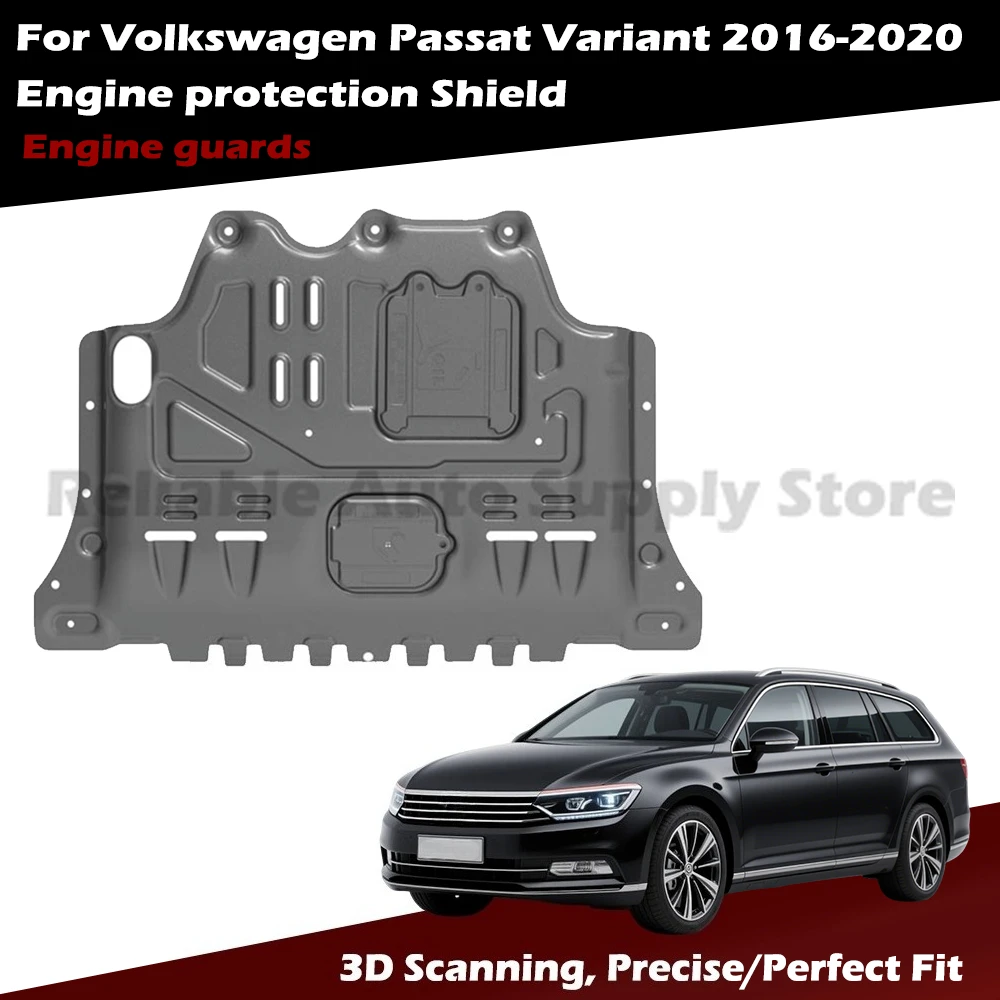 Engine Protection for Volkswagen Passat B8 Variant 2016-2020, 3D Scanned Precision Fit, All-Terrain Security, Engine Shield