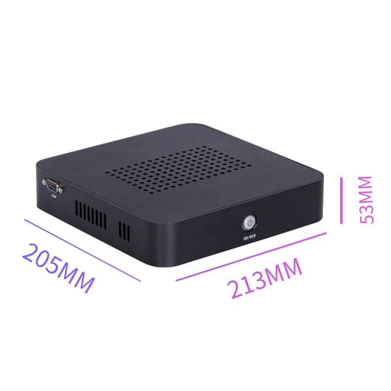 كمبيوتر صغير HD4600 i34010/i55200/i75500 مضيف كمبيوتر رفيع للغاية ومنخفض الطاقة HT