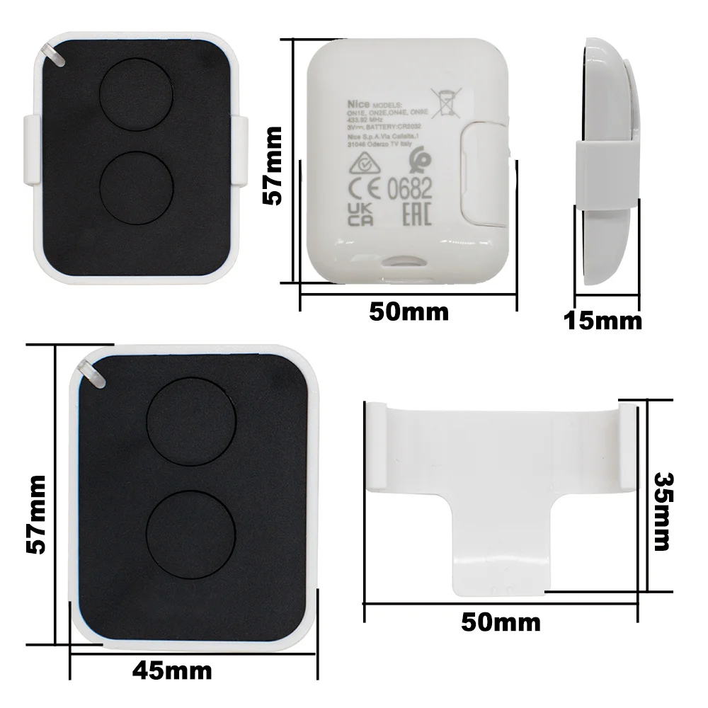 Nice Era One ON2E/ON4E/ON9E 433,92 MHz Rolling code telecomando Comando wireless Duplicatore di chiavi