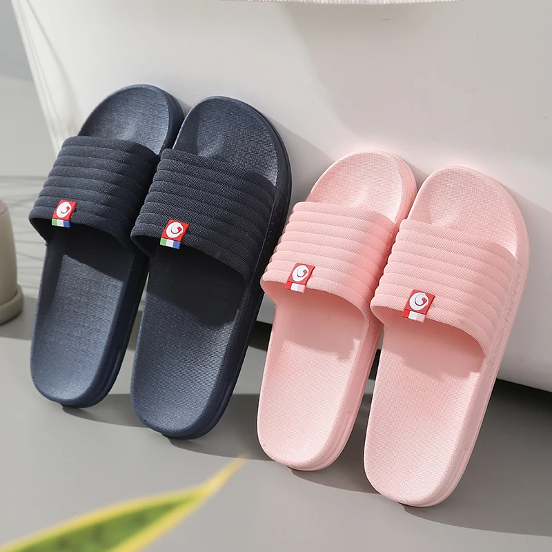 Shulejia bathroom bath slippers non-slip special women's summer indoor home couple slippers  5185