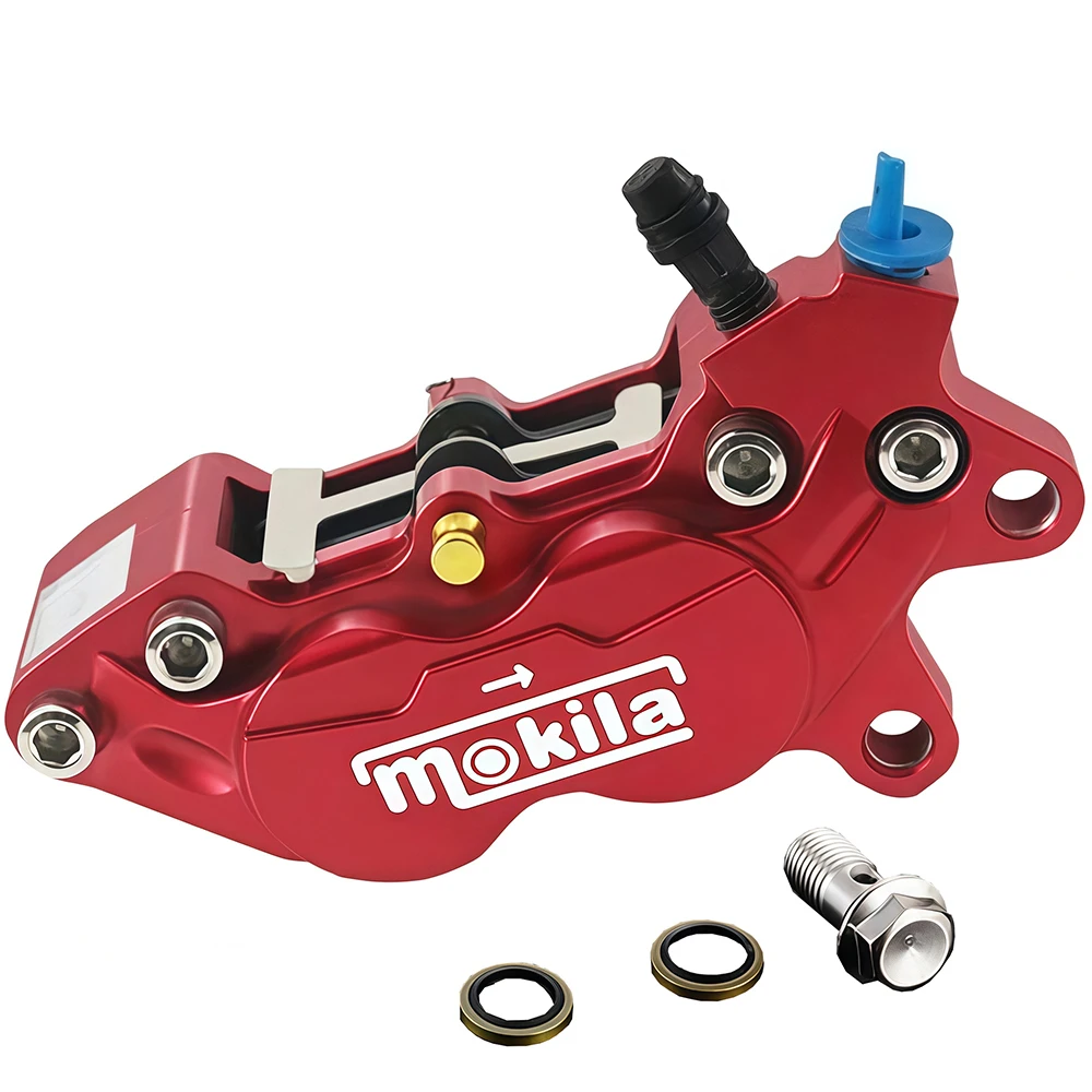40mm Motorcycle Disc Four Major Abalone Brake Calipers CNC Aluminum Alloy For Yamaha Kawasaki Accessories Modification Universal