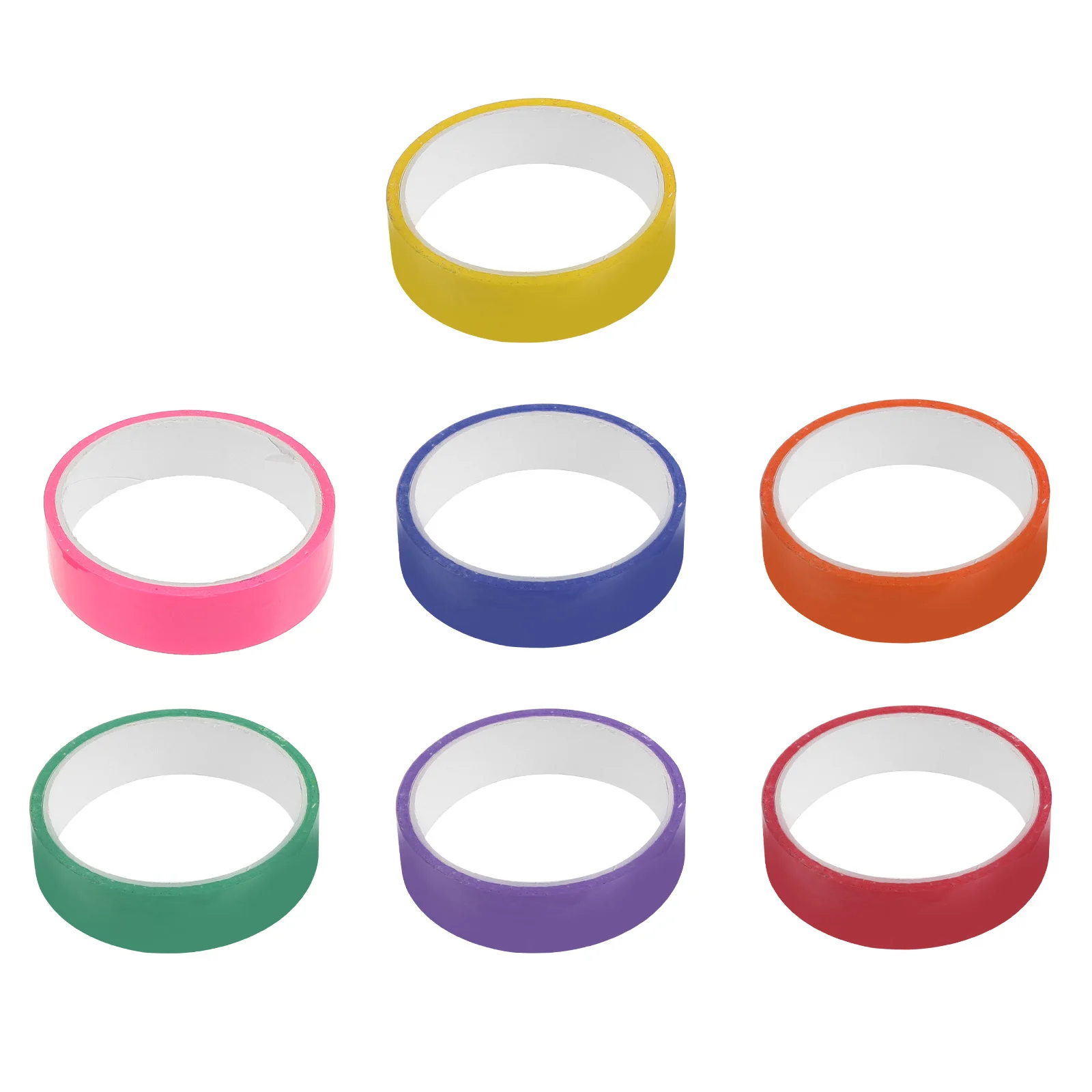 7 قطعة 7 لفات أشرطة كروية لاصقة حريري ناعم لتخفيف التوتر أشرطة تخفيف الضغط اليومية متعة المكتب المنزلي #6