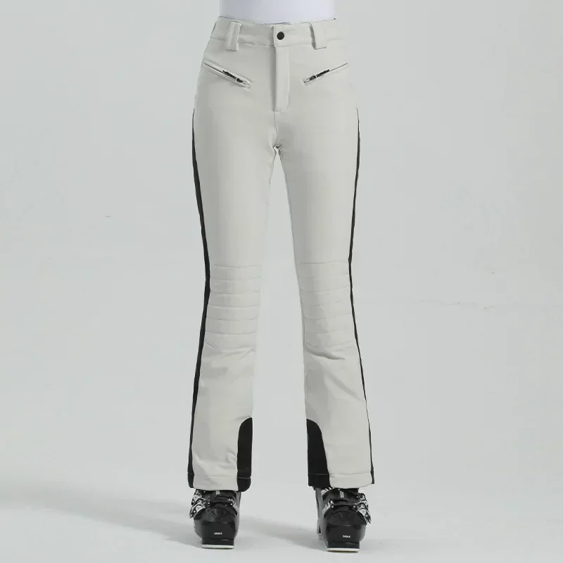 2025 New Outdoor Winter Ski Trousers Wear Resistant Waterproof Skiing Pants Women Thermal Breathable Sport Snowboarding Trousers