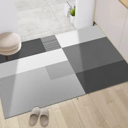 Entrance Door Mat Outdoor Doormat Super Absorbent Floor Mat Welcome Indoor Bathroom Carpet Anti-Slip Bedroom Room Rugs