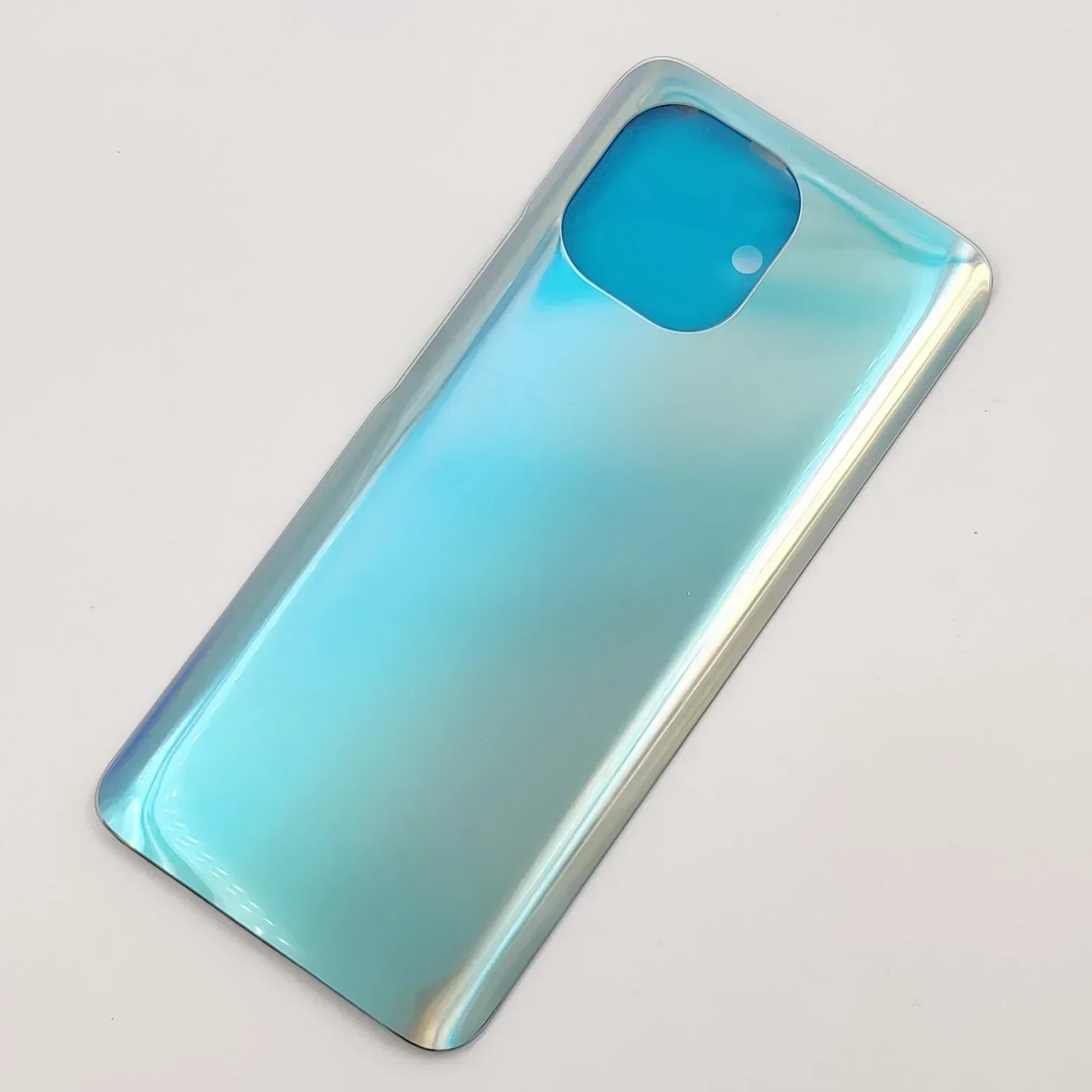 A+++ Glass Back Lid Door For Xiaomi Mi 11 5G Hard Battery Cover Rear Shell Housing Panel Case With Sticker Adhesive