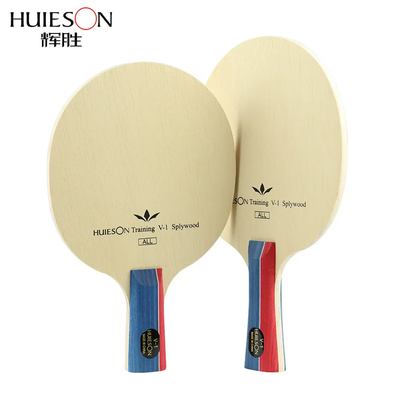 

HUIESON V1 Table Tennis Blade 5 Wood Ping Pong Blade Lightweight Elastic 5-Ply Pure Wood Pingpong Base Board