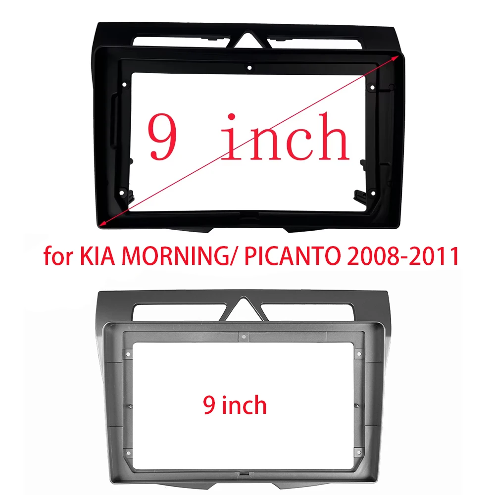 

Car Radio Fascia for KIA MORNING/ PICANTO 2008-2010 DVD Stereo Frame Plate Adapter Mounting Dash Installation Bezel Trim Kit