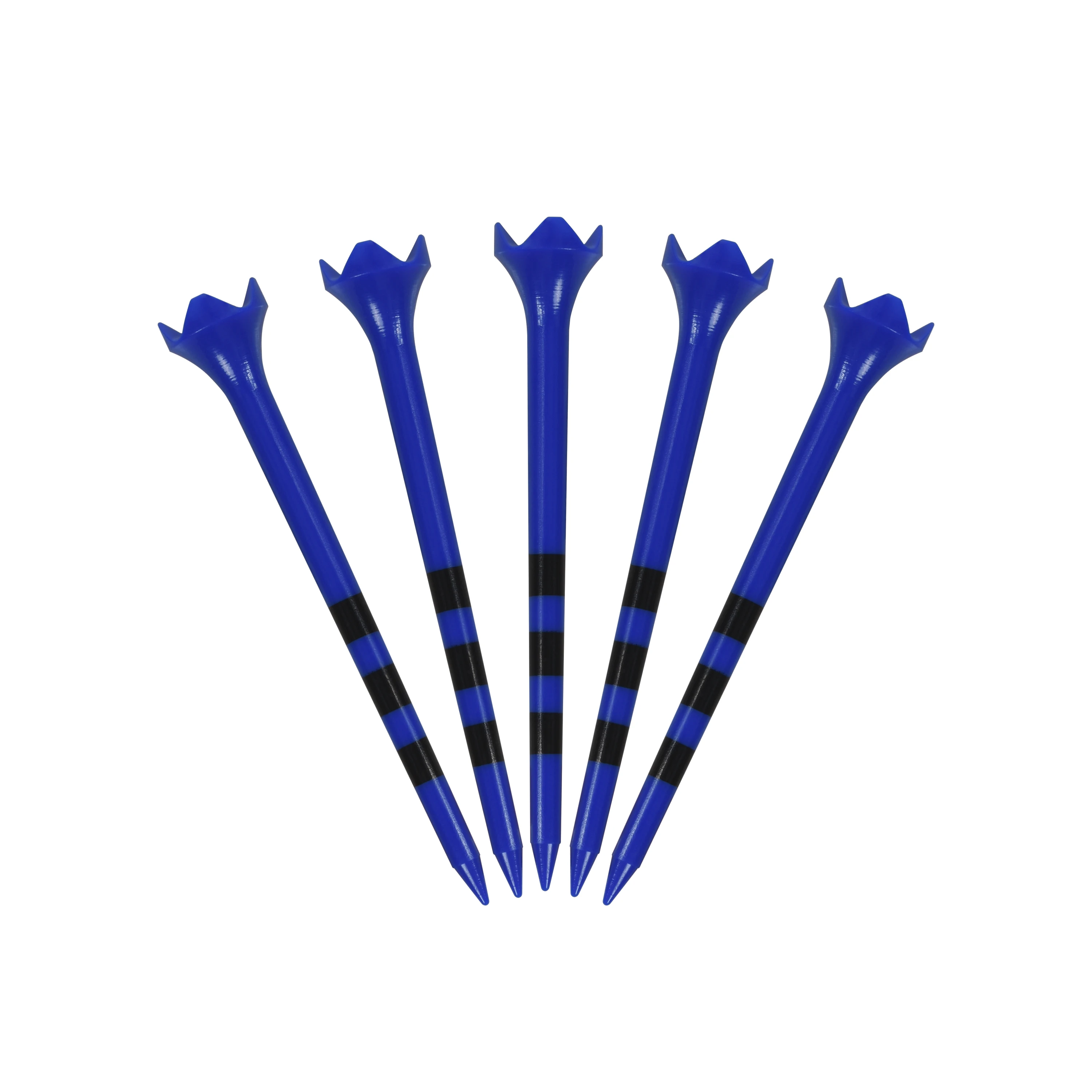 100 Stück Kunststoff-Golftees mit Höhenmarkierungen, geringer Reibung, 70 mm, 83 mm, mehrfarbige Golftees, Großpackung für alle Golfschläger – Detail 11