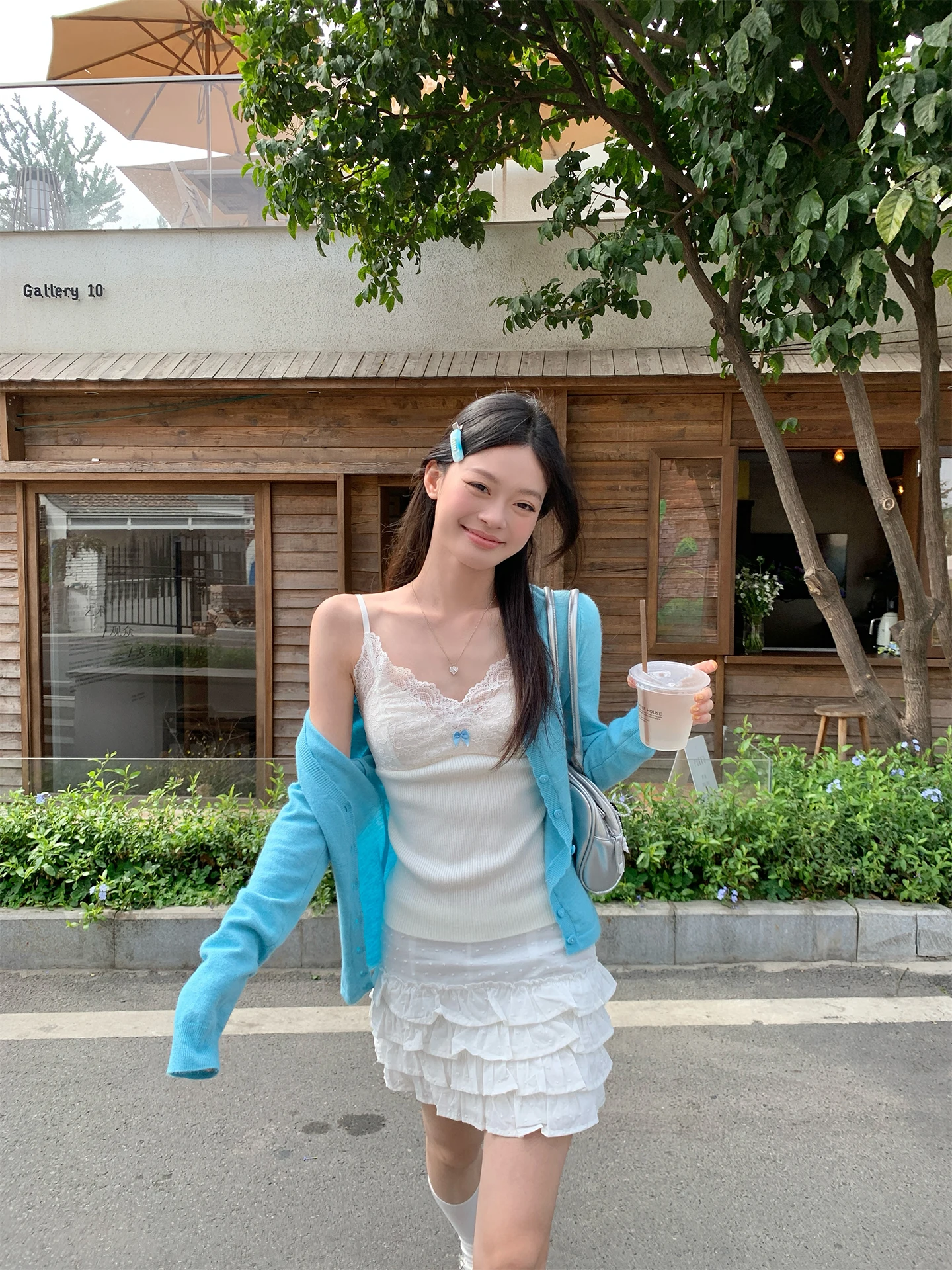 

White Texture Lace f Skirt Women's Spring Summer 2026 New High Waist Slim ort Skirt Sizing Loose Korean Sle Commute