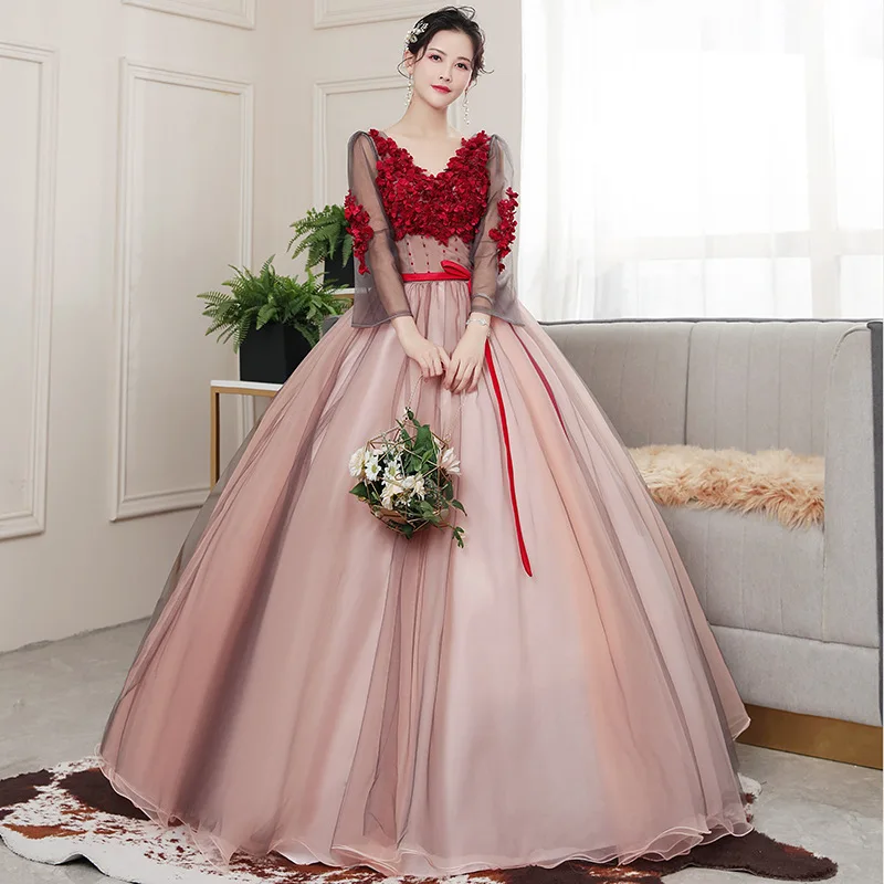 Elegant Ball Gown Quinceanera Dresses Appliques Tulle Prom Birthday Party Gowns Vestido De Fiesta Abenkleider robe soirée femme