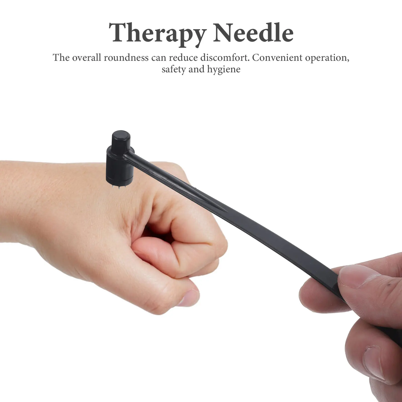 

1 Box 7-Star Plum-Blossom Needle Set Detachable Therapy Needle Skin Hammer Lightweight Safe for Daily Home and Salon Use