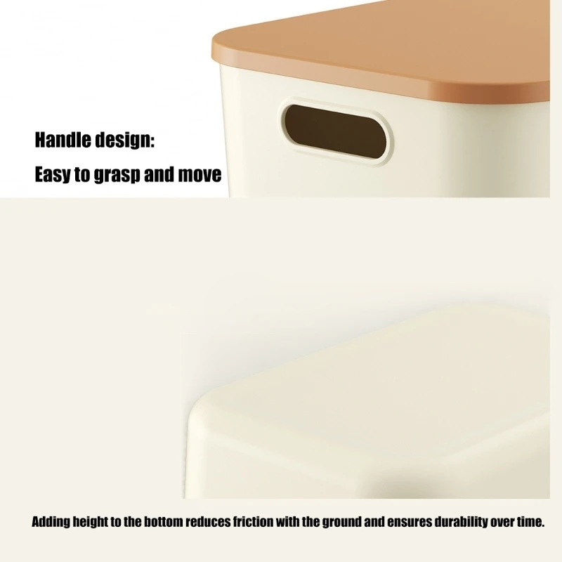 Stackable Cream Storage Container With Lid Vertical Space Optimization Home Office Use
