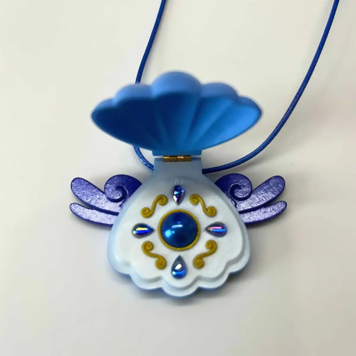 Mermaid Melody Cosplay Prop - Mermaid Heart Pendant & Transformer Necklace, Pearl Mermaid Accessory for Cosplay view 4