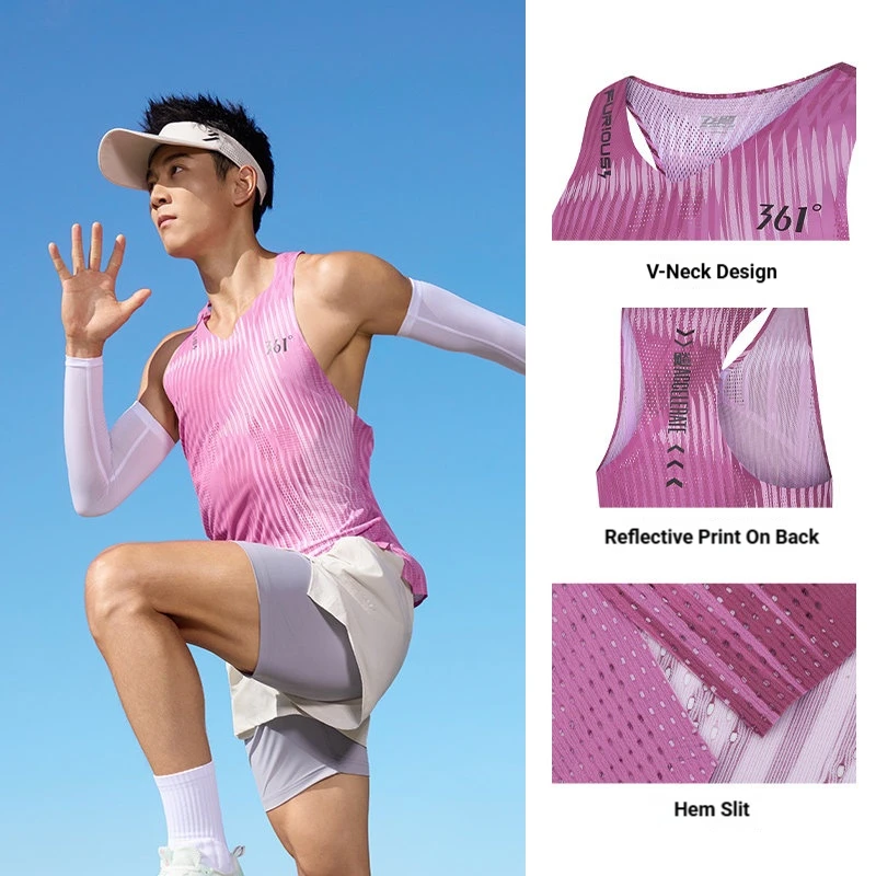 361 Degrees Furious Men Sports Vest Light Slim Fit Fast-drying Breathable Training Marathon Running Workout Sleeveless 652622502 view 6