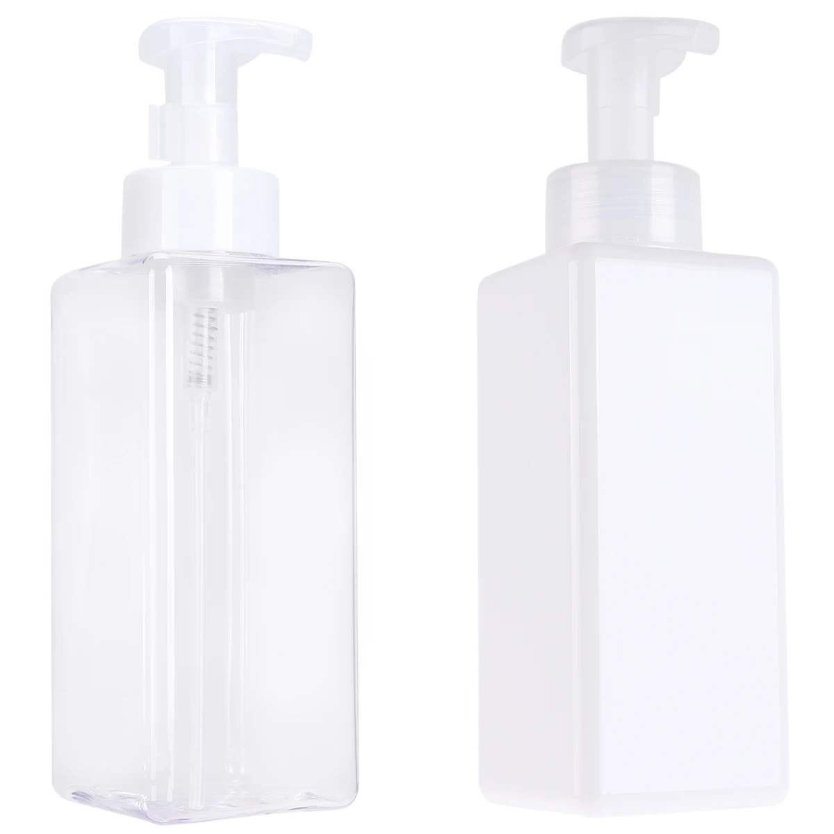 

2 Pcs Facial Cleanser Foam Bottle Foaming Dispenser Bottles Pump Travel Size Toiletry