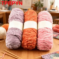 Plush Yarn Soft Chenille Yarn for Knitting DIY 100% Polyester  Velvet Yarn Amigurumi Accessories  1 Skein 100g 130M