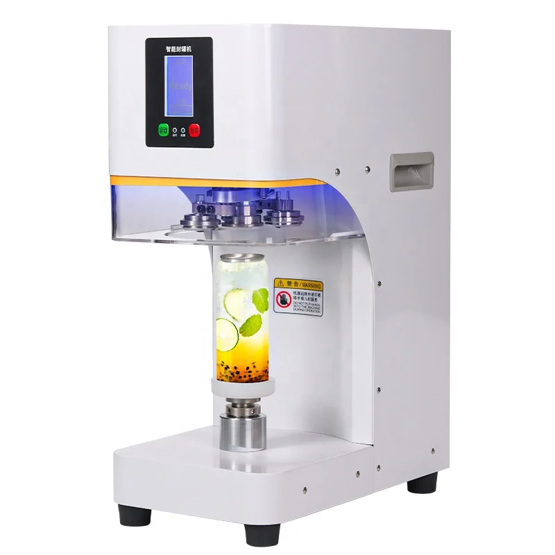 

Semi-automatic Electric Can Sealing Machine Beverage Manufacturers' Source-Blue Light Exposure Safe Efficient Easy Use Plastic