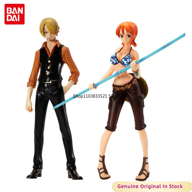 BANDAI Original SCultures SPECIAL ONE PIECE Sanji&Nami Decisive Battle! Action Model Desktop Ornaments Hobbies Collectible