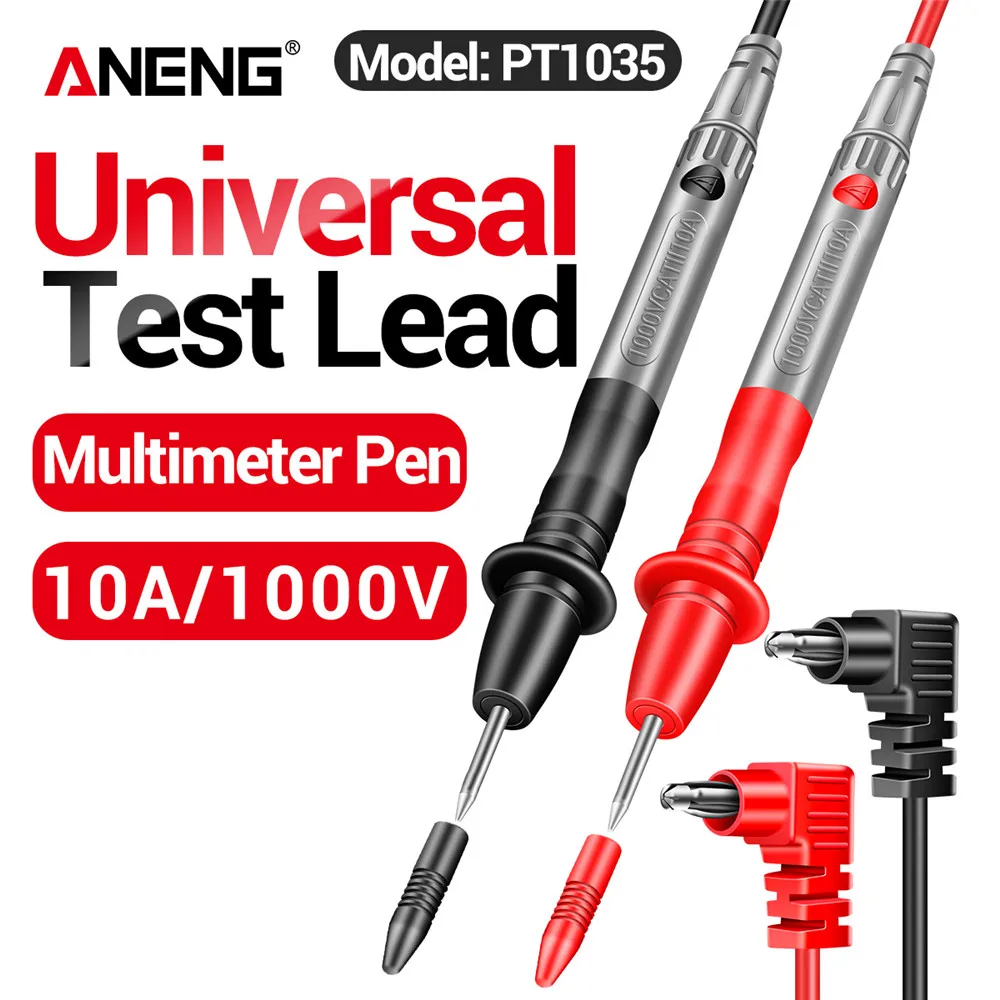 ANENG PT1035 Digital Multimeter Test Leads Universal Cable Needle Tip Voltmeter Multi Meter Tester Lead Probe Wire Pen Wire