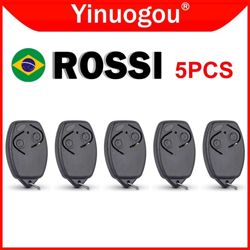 5PCS ROSSI 원격 제어 차고 문 오프너 433.92MHz 롤링 코드 교체 ROSSI 게이트 원격 제어 핸드 송신기 키