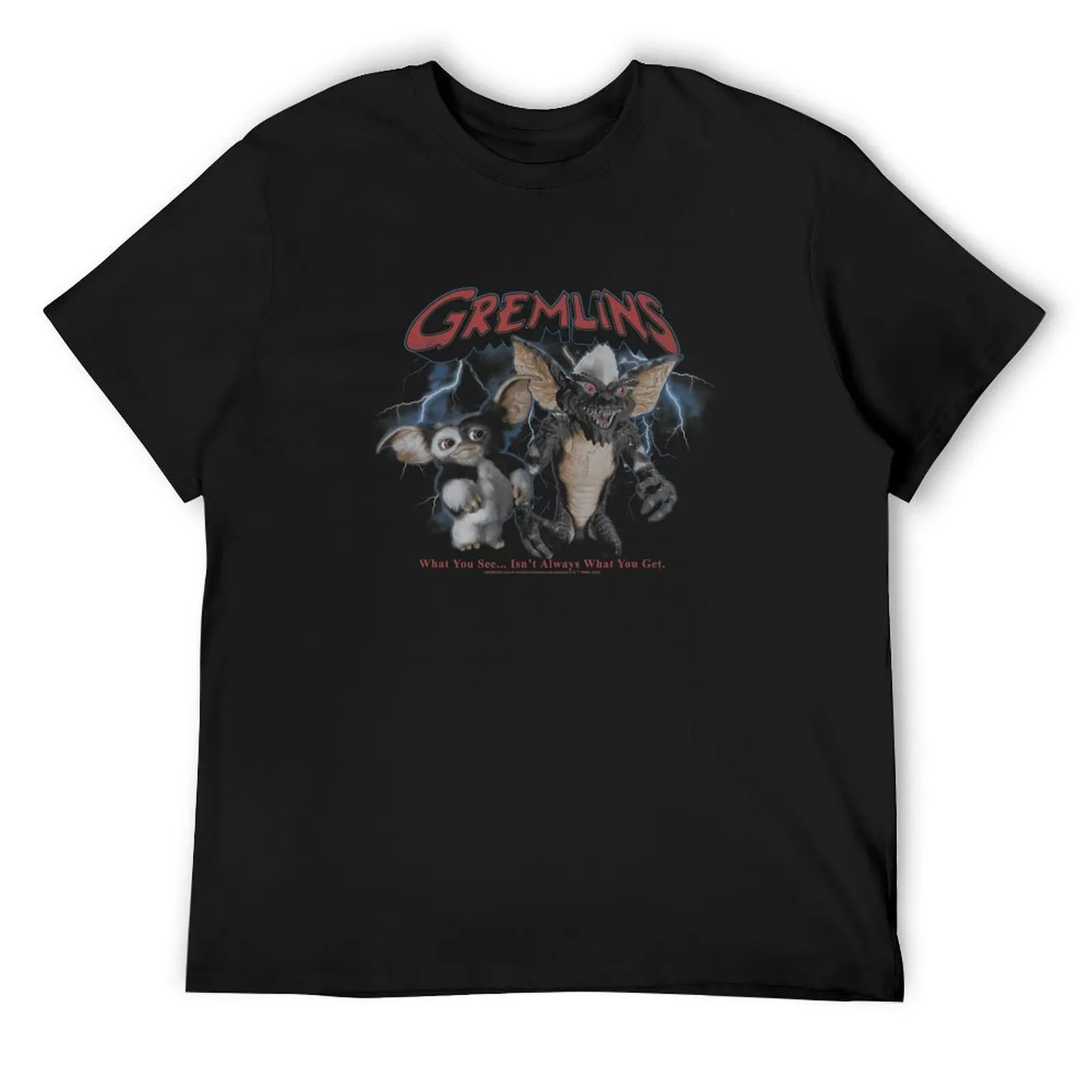 

Gremlins Lightning Storm Portrait T-Shirt graphic shirts oversized graphic tee Funny t-shirt sweat mens workout shirts