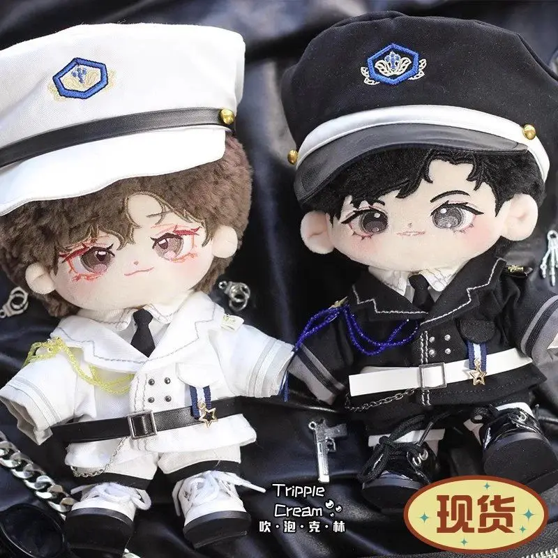 

20-сантиметровая хлопковая кукольная одежда, хлопковая кукла, военная форма, милая кукольная форма, красивый мальчик с одеждой, игрушки для детей, подарки