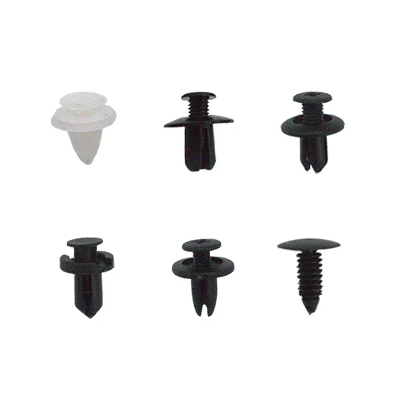 100pcs Auto Fastener Clip Kit Fender Rivet Clips Car Body Push Retainer Pin Rivet Bumper Door Trim Panel Retainer Car Clips