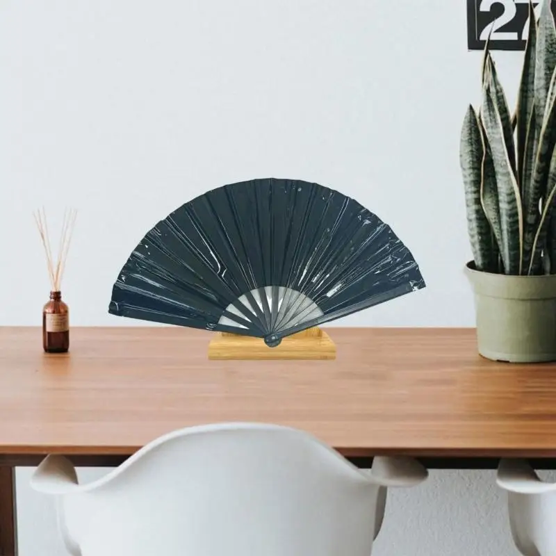 Innovative Holographics Hand Fan Easy Wrist Flicks Opening Vibrantly Color Fan For Performers And Collectors